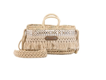 Bolso de palma con bandolera NICOLE          